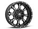 Fuel Wheels Krank Matte Black Milled 6-Lug Wheel; 20x10; -24mm Offset (23-24 Canyon)