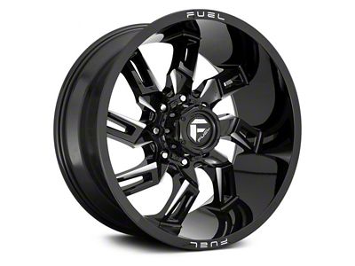 Fuel Wheels Lockdown Gloss Black Milled 6-Lug Wheel; 20x10; -18mm Offset (23-25 Canyon)