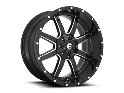 Fuel Wheels Maverick Gloss Black Milled 6-Lug Wheel; 20x10; -6mm Offset (23-25 Canyon)