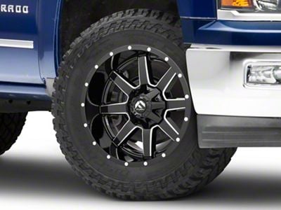 Fuel Wheels Maverick Gloss Black Milled 6-Lug Wheel; 20x12; -44mm Offset (23-25 Canyon)