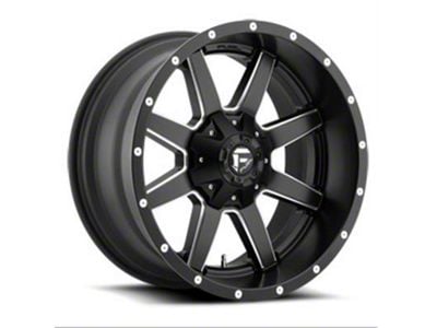 Fuel Wheels Maverick Matte Black Milled 6-Lug Wheel; 20x14; -76mm Offset (23-25 Canyon)