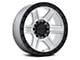 Fuel Wheels Outrun Machined with Gloss Black Lip 6-Lug Wheel; 17x8.5; -10mm Offset (23-25 Canyon)