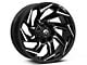 Fuel Wheels Reaction Gloss Black Milled 6-Lug Wheel; 18x9; -12mm Offset (23-25 Canyon)