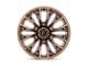 Fuel Wheels Rebar Platinum Bronze Milled 6-Lug Wheel; 17x9; 1mm Offset (23-25 Canyon)