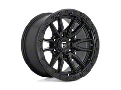 Fuel Wheels Rebel Matte Black 6-Lug Wheel; 17x9; 1mm Offset (15-22 Canyon)