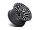 Fuel Wheels Rebel Matte Gunmetal with Black Bead Ring 6-Lug Wheel; 18x9; 20mm Offset (15-22 Canyon)