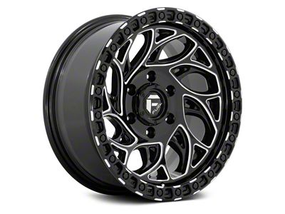 Fuel Wheels Runner OR Gloss Black Milled 6-Lug Wheel; 17x9; -12mm Offset (23-25 Canyon)