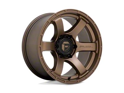 Fuel Wheels Rush Matte Bronze 6-Lug Wheel; 18x9; 20mm Offset (15-22 Canyon)