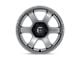 Fuel Wheels Rush Matte Gunmetal 6-Lug Wheel; 18x9; 20mm Offset (15-22 Canyon)