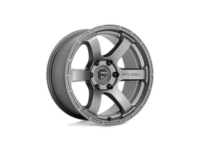 Fuel Wheels Rush Textured Black 6-Lug Wheel; 17x9; -12mm Offset (23-24 Canyon)