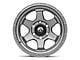 Fuel Wheels Shok Matte Gunmetal 6-Lug Wheel; 17x9; 20mm Offset (23-25 Canyon)