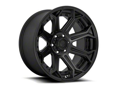 Fuel Wheels Siege Matte Black 6-Lug Wheel; 18x9; 1mm Offset (23-25 Canyon)