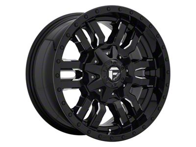 Fuel Wheels Sledge Gloss Black Milled 6-Lug Wheel; 20x10; -19mm Offset (23-24 Canyon)