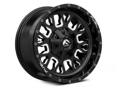 Fuel Wheels Stroke Gloss Black Milled 6-Lug Wheel; 18x9; 1mm Offset (23-25 Canyon)