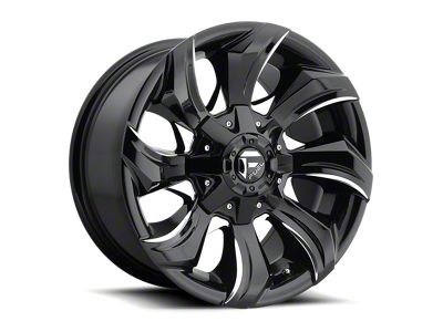 Fuel Wheels STRYKR Gloss Black Milled 6-Lug Wheel; 17x9; 20mm Offset (23-25 Canyon)