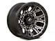 Fuel Wheels Traction Matte Gunmetal with Black Ring 6-Lug Wheel; 17x9; -12mm Offset (23-24 Canyon)