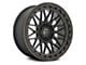 Fuel Wheels Trigger Matte Black Dark Tint 6-Lug Wheel; 20x9; 1mm Offset (23-25 Canyon)