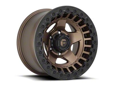 Fuel Wheels Warp Beadlock Matte Bronze 6-Lug Wheel; 17x9; -15mm Offset (23-25 Canyon)