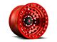 Fuel Wheels Zephyr Beadlock Candy Red 6-Lug Wheel; 17x9; -15mm Offset (23-25 Canyon)