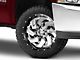 Fuel Wheels Cleaver Chrome with Gloss Black 6-Lug Wheel; 22x10; -13mm Offset (07-13 Silverado 1500)