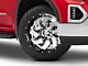 Fuel Wheels Cleaver Chrome with Gloss Black 6-Lug Wheel; 22x10; -13mm Offset (19-24 Sierra 1500)