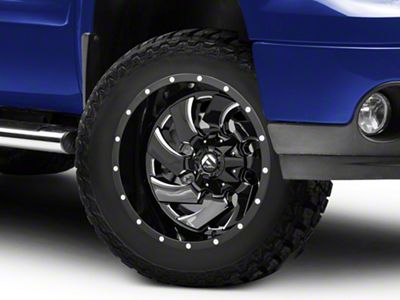 Fuel Wheels Cleaver Gloss Black Milled 6-Lug Wheel; 20x10; -18mm Offset (07-13 Sierra 1500)