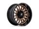 Fuel Wheels Arc Platinum Bronze with Black Lip 6-Lug Wheel; 20x10; -18mm Offset (23-24 Colorado)