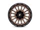 Fuel Wheels Arc Platinum Bronze with Black Lip 6-Lug Wheel; 20x10; -18mm Offset (23-24 Colorado)