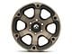Fuel Wheels Beast Matte Black Double Dark Tint 6-Lug Wheel; 18x9; 19mm Offset (23-24 Colorado)