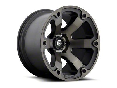 Fuel Wheels Beast Matte Black with Double Dark Tint 6-Lug Wheel; 20x9; 19mm Offset (23-25 Colorado)