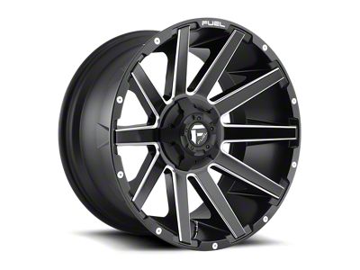 Fuel Wheels Contra Matte Black Milled 6-Lug Wheel; 18x9; 1mm Offset (23-24 Colorado)