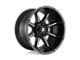 Fuel Wheels Coupler Matte Black Double Dark Tint 6-Lug Wheel; 22x12; -44mm Offset (23-24 Colorado)