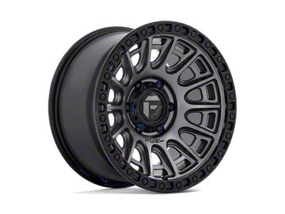 Fuel Wheels Cycle Matte Gunmetal with Black Ring 6-Lug Wheel; 17x8.5; 34mm Offset (15-22 Colorado)