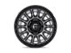 Fuel Wheels Cycle Matte Gunmetal with Black Ring 6-Lug Wheel; 17x8.5; 34mm Offset (15-22 Colorado)
