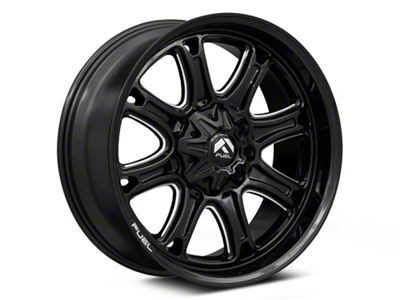 Fuel Wheels Darkstar Gloss Black Milled 6-Lug Wheel; 22x10; -18mm Offset (23-25 Colorado)