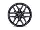 Fuel Wheels Flux Gloss Black Brushed Face with Gray Tint 6-Lug Wheel; 18x9; 20mm Offset (15-22 Colorado)