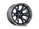 Fuel Wheels Fusion Forged Catalyst Gloss Black Brushed Dark Tinted Clear 6-Lug Wheel; 20x10; -18mm Offset (23-24 Colorado)