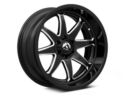 Fuel Wheels Hammer Gloss Black Milled 6-Lug Wheel; 22x10; -18mm Offset (23-25 Colorado)