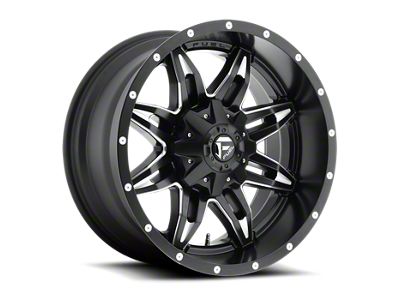 Fuel Wheels Lethal Satin Black Milled 6-Lug Wheel; 20x10; -24mm Offset (23-24 Colorado)