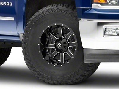 Fuel Wheels Maverick Gloss Black Milled 6-Lug Wheel; 17x9; 1mm Offset (23-25 Colorado)