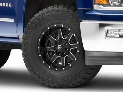 Fuel Wheels Maverick Matte Black Milled 6-Lug Wheel; 17x9; 20mm Offset (23-24 Colorado)