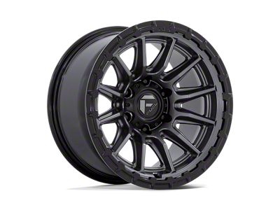 Fuel Wheels Piston Matte Gunmetal with Gloss Black Lip 6-Lug Wheel; 22x10; -18mm Offset (23-25 Colorado)