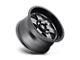 Fuel Wheels Podium Matte Gunmetal with Black Bead Ring 6-Lug Wheel; 18x9; 19mm Offset (23-24 Colorado)