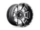 Fuel Wheels Rampage Matte Gunmetal with Black Lip 6-Lug Wheel; 22x12; -44mm Offset (23-24 Colorado)