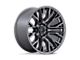 Fuel Wheels Rebar Matte Gunmetal 6-Lug Wheel; 17x9; 1mm Offset (15-22 Colorado)