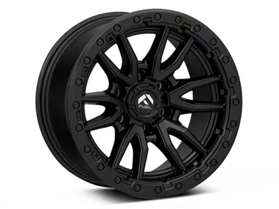 Fuel Wheels Rebel Matte Black 6-Lug Wheel; 17x9; 1mm Offset (23-25 Colorado)