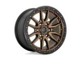 Fuel Wheels Rebel Matte Bronze with Black Bead Ring 6-Lug Wheel; 18x9; 20mm Offset (15-22 Colorado)