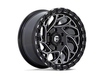 Fuel Wheels Runner OR Gloss Black Milled 6-Lug Wheel; 17x9; 1mm Offset (15-22 Colorado)