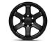 Fuel Wheels Rush Satin Black 6-Lug Wheel; 18x9; 20mm Offset (15-22 Colorado)