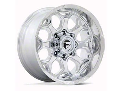 Fuel Wheels Scepter Polished Milled 6-Lug Wheel; 22x12; -44mm Offset (23-25 Canyon)